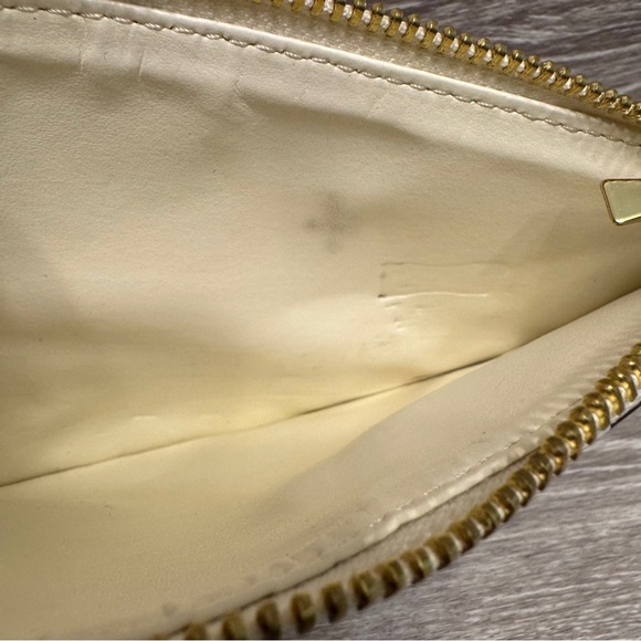 Kate Spade New York Flamingo Dot Zipper Top Pencil Pouch - Picture 4 of 9